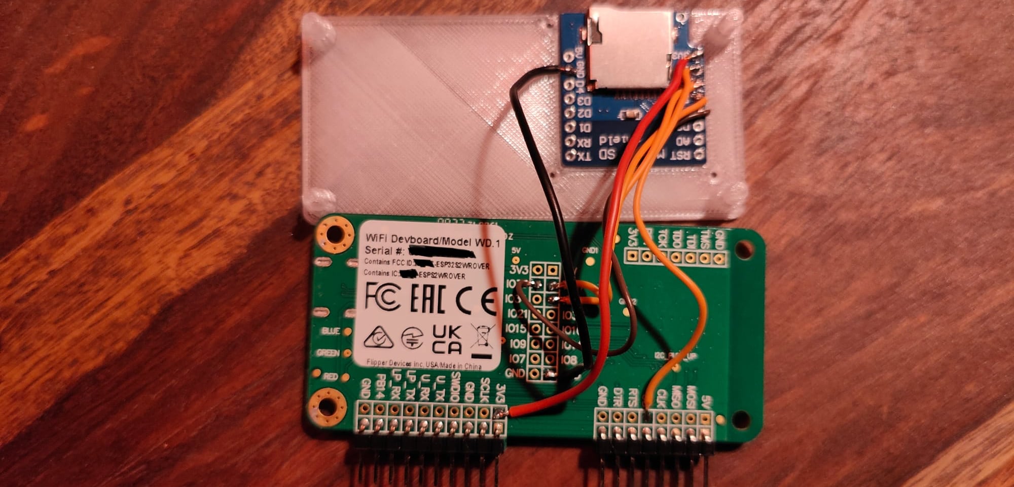 Flipper Zero Wi-Fi Dev Board SD-Card Breakout